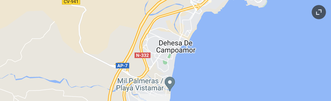 Map of Orihuela Costa